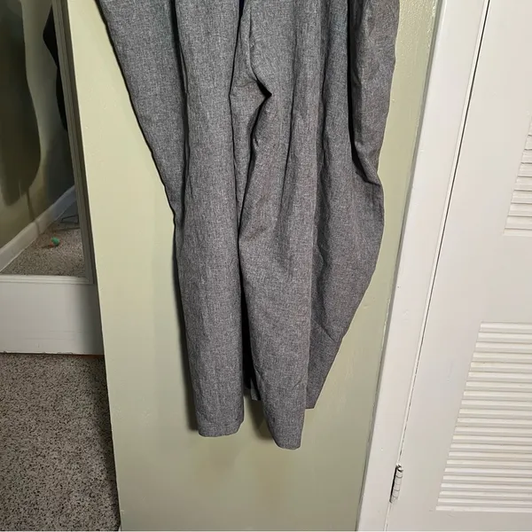 BloomChic Women's Plus Size 30 Dress Pants Trousers Light Gray Straight‎ Pleated - Image 8