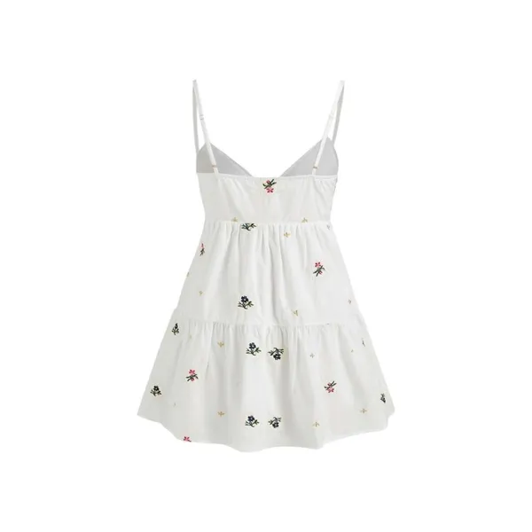 Modcloth NWT Cider Floral Embroidered Mini Dress Medium - Image 6