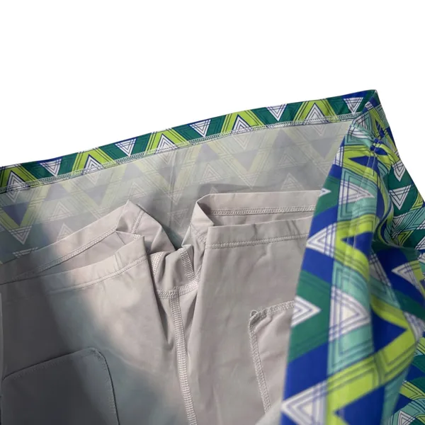 Lillie Grace Womens Skort Geometric Print‎ Blue Athletic Golf Tennis Skirt M - Image 5