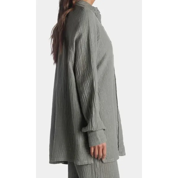 Scandal‎ Italy Adeline Long Sleeves Top size large olive - Image 4