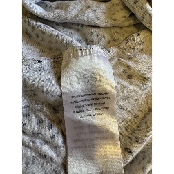 Lysse Size 3X White‎ Floral Sullivan Jersey Ruffle Tee Top Short Sleeve Office - Image 4