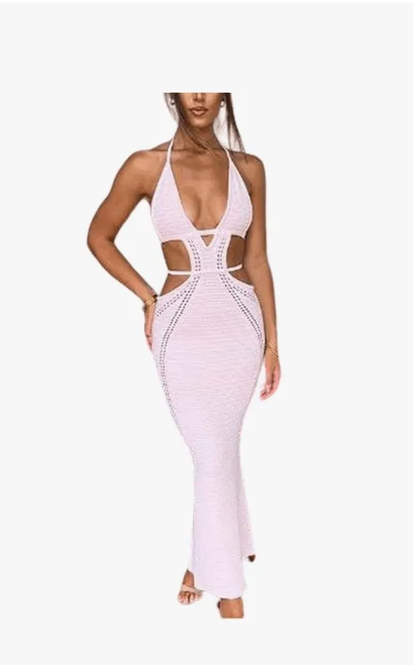 Bodycon Dress Pink - Image 5