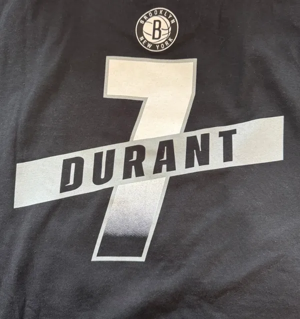 NWOT Men’s Brooklyn Nets #7 Kevin Durant Mens Size XL Tee - Image 6
