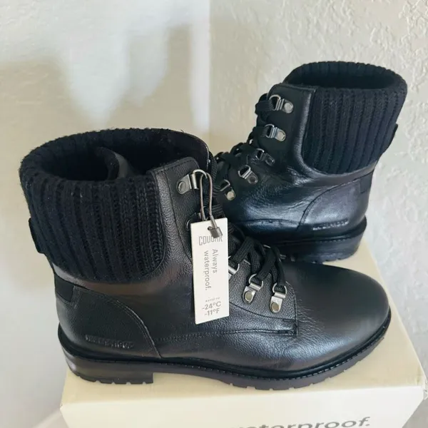 Cougar Kudos‎ Waterproof Leather Insulated Boot, Black, Size 10, NWT - Image 16