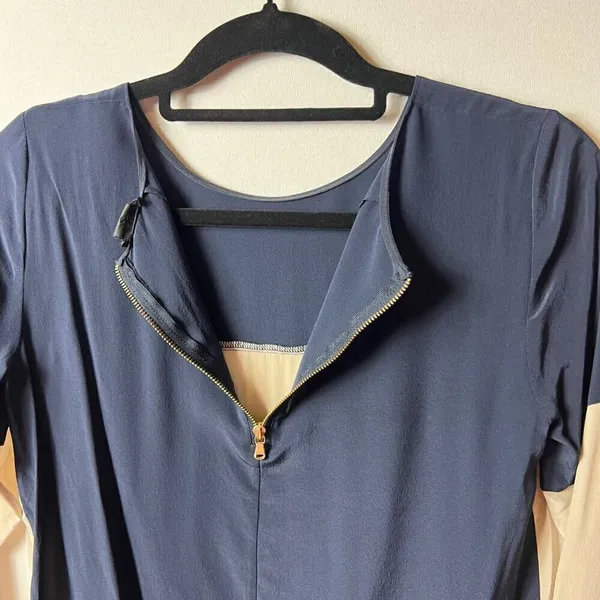 Club Monaco silk color block‎ dress women’s size 2 - Image 11
