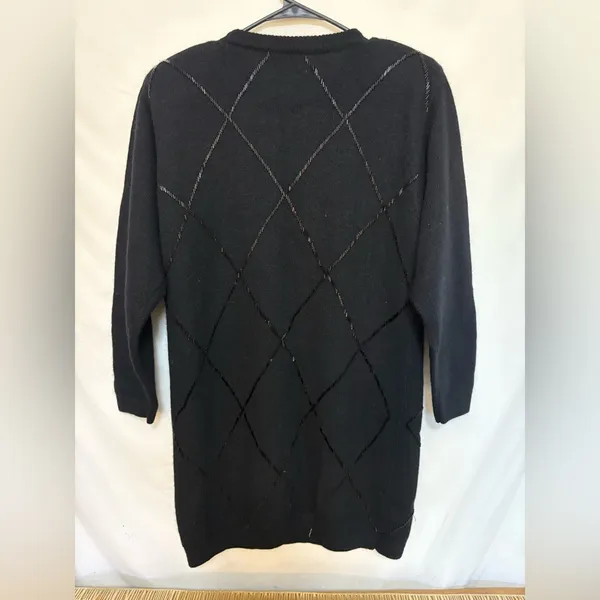 Vintage Carducci‎ Lambswool Blend Sweater Dress Size Small - Image 4