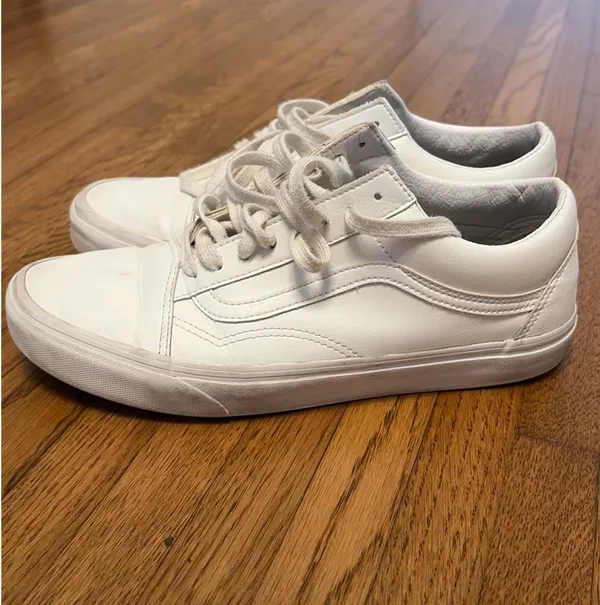 White Vans Women’s Shoes - Image 4