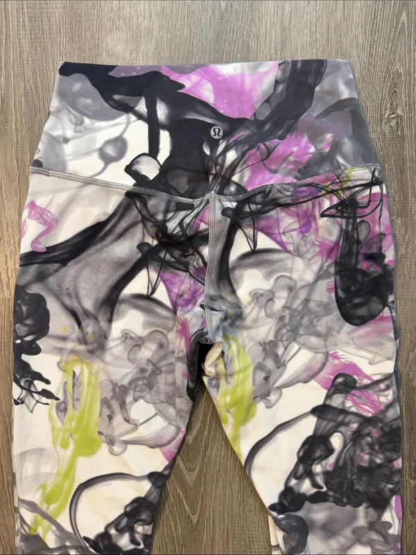 Lululemon 8 Align Throwback Print High Rise Pant Yoga Workout Women’s Leggings - Image 6