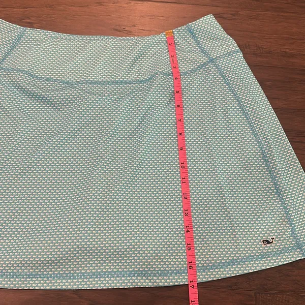 NWT Vineyard Vines Factory Whale Print Athletic Skort Sz L - Image 7