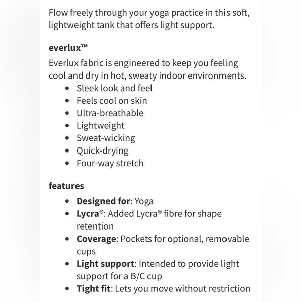 Lululemon Free To Be Tank Everlux Smoky Blush Sz 6 - Image 6