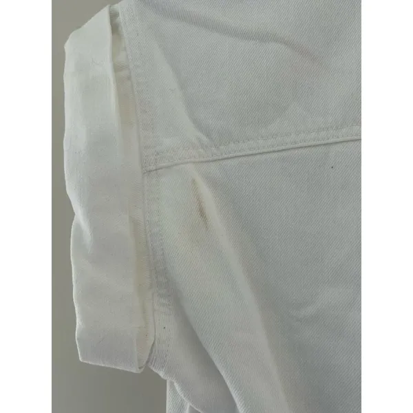 Blank NYC White Denim Romper Sz S - Image 7