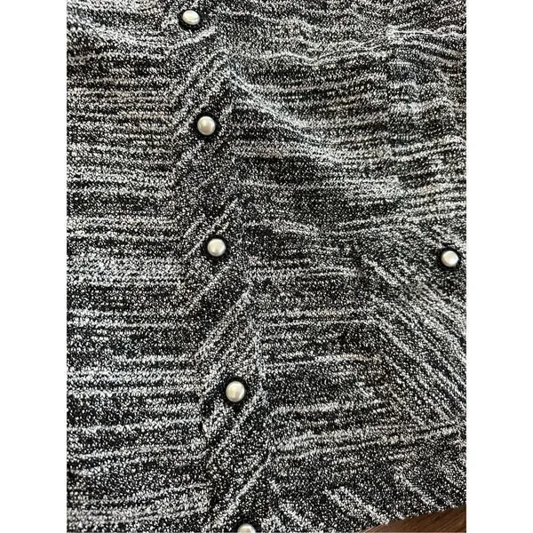 Karl Lagerfeld Paris Button Up Gray Heathered blazer‎ jacket size 1X - Image 8