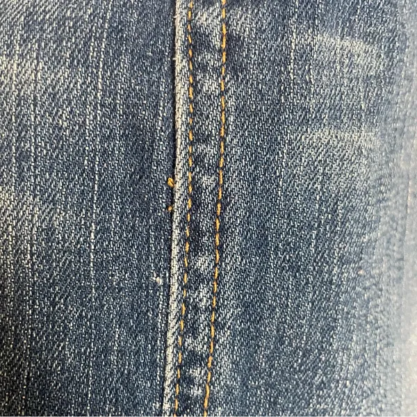 Y2K Vintage Jean Skirt Denim Mini Old Navy Size 16 Blue Low Rise Low Waisted - Image 7
