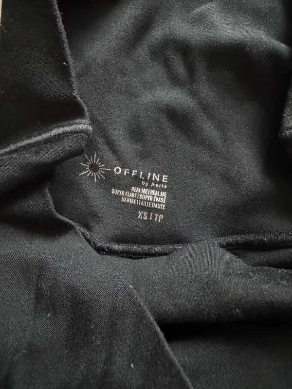 Aerie OFFLINE Criss-Cross Flare Leggings - Image 3