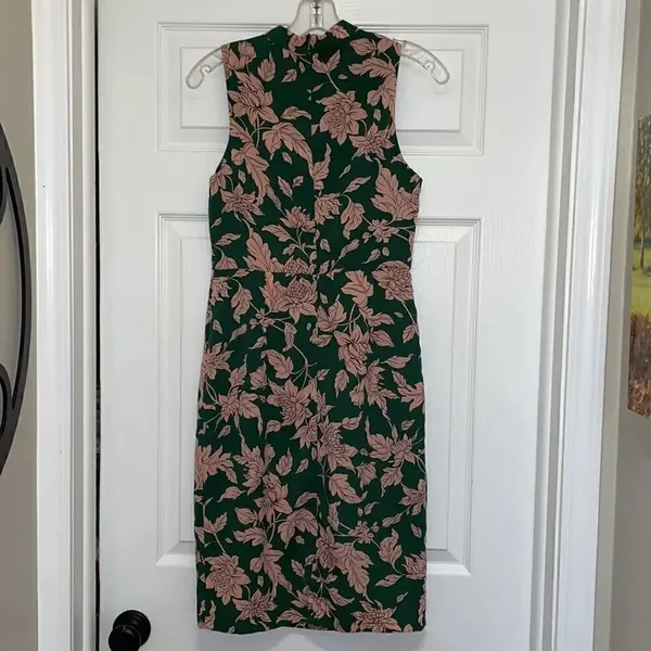 Lulu’s Carriage Tour Pink and Green Floral Print Sleeveless Dress - Image 7