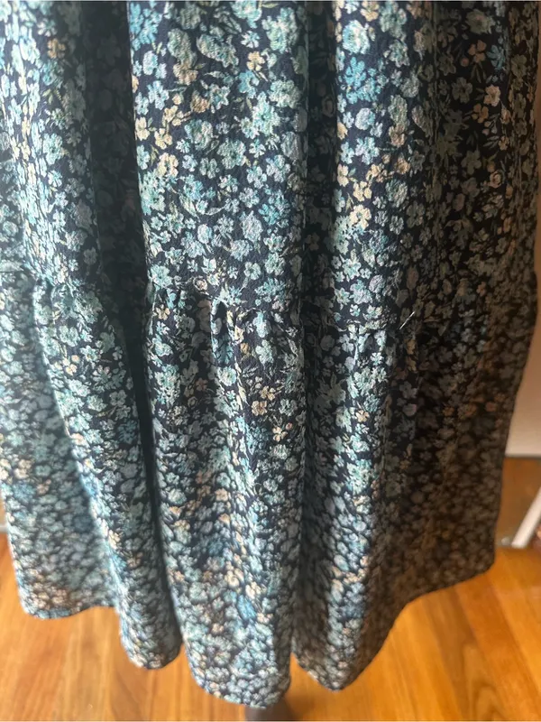 Wild Fable Blue Floral Smocked Mini Dress NWT Cottagecore Summer XS Trendy - Image 8