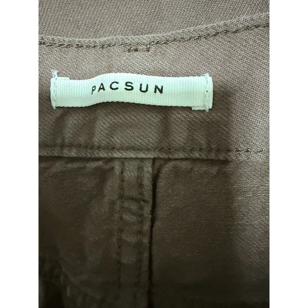 Pacsun‎ Eco 90's Baggy Cargo Pants Brown Women's Size 26 - Image 10