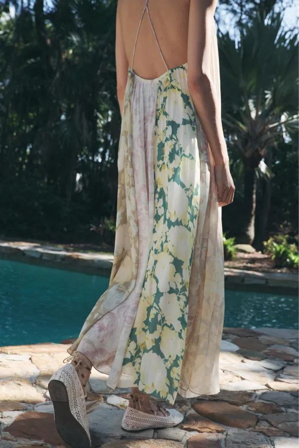 Zara Floral Halter Dress flowy summer casual vacation bohemian - Image 12