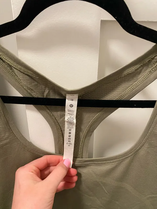 Women’s Lululemon Swiftly Tank Tech Racerback Top race length - Image 2