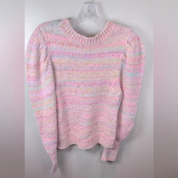 LoveShackFancy‎ Women's Aquarius Pullover Sweater Size Large - Image 3