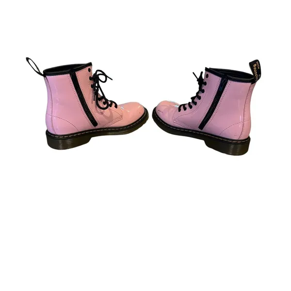 Dr Martens Junior 1460‎ Lace Up Boots Patent Leather - Image 3