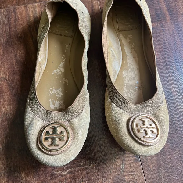 Tory Burch glitter stretch ballerina flats - Image 2