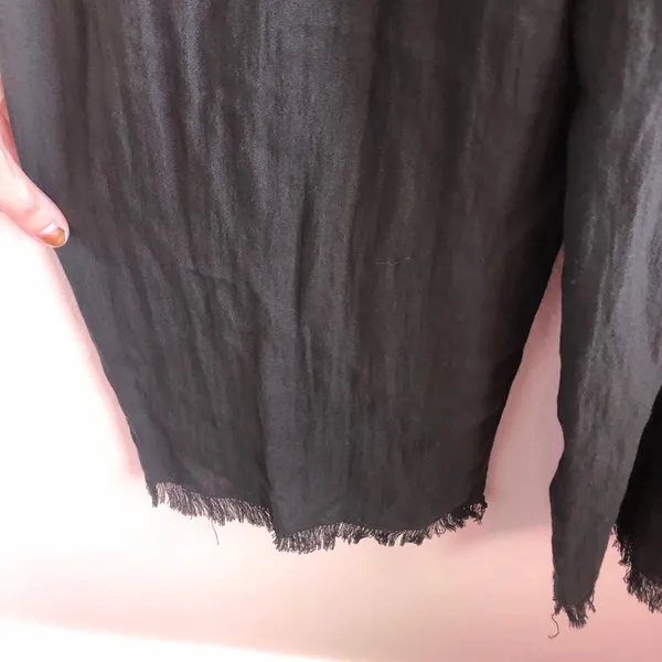 NWT first Monday black distressed hem jumpsuit - Image 6