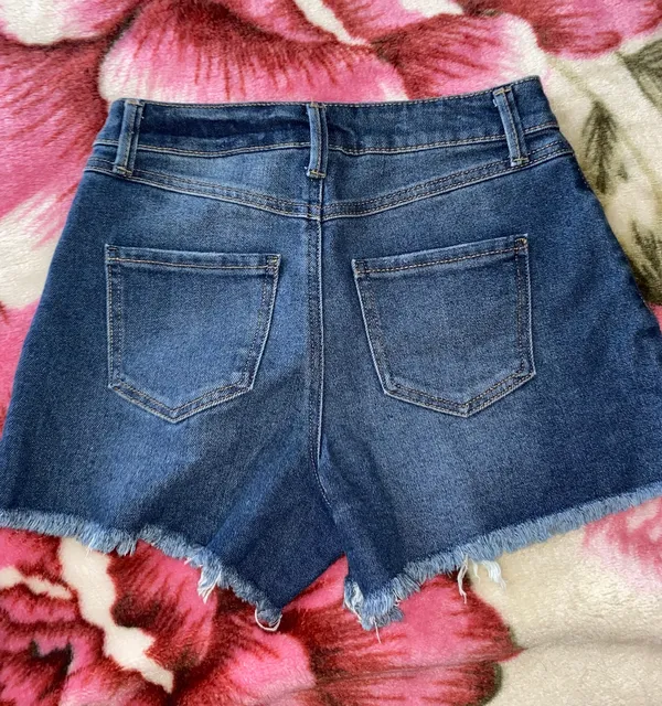 Happily Grey Denim Shorts - Image 5