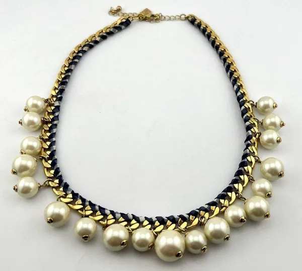 Kate Spade Pearl & Gingham Necklace  - Image 2