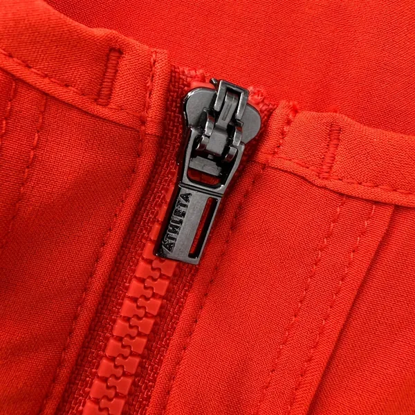Athleta Orange Expedition Skort Dress Zip Front Travel Athletic Pockets Size 10 - Image 7