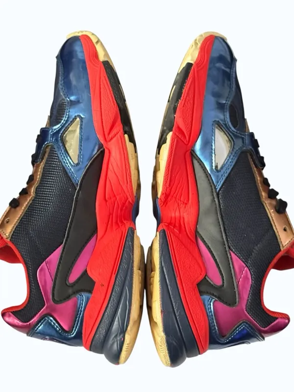 Adidas Originals Falcon Collegiate Navy Blue Red Sneakers Women’s Size 8 - Image 11