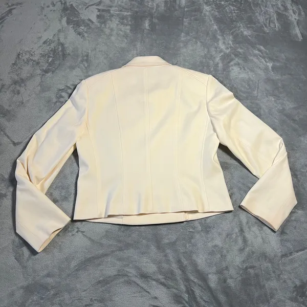 Vintage Talbots Wool Double Breasted Crop Peacoat Size 4 Preppy Modest Classic - Image 2