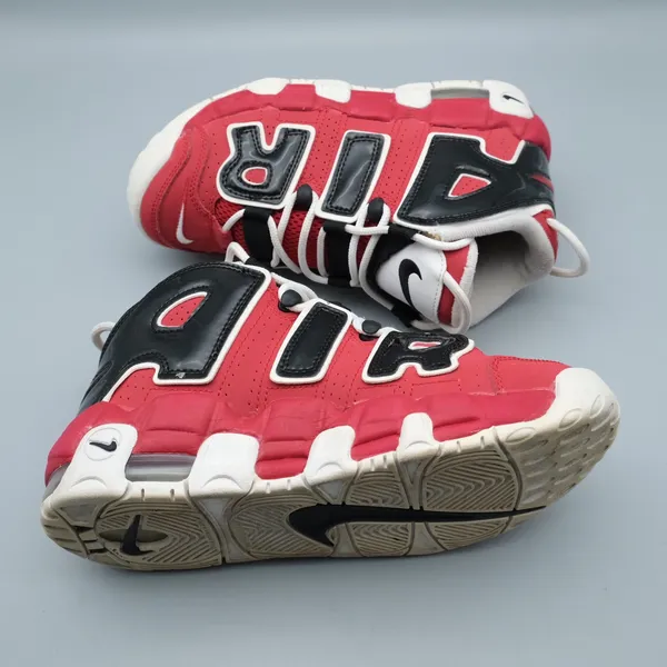 Nike Air More Uptempo GS 5Y Wmn 6.5 Red Black White 415082-600 Sneakers - Image 10