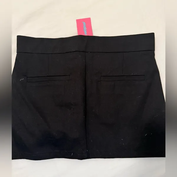 Edikted Unlimited Black and Pink Skirt - Image 2