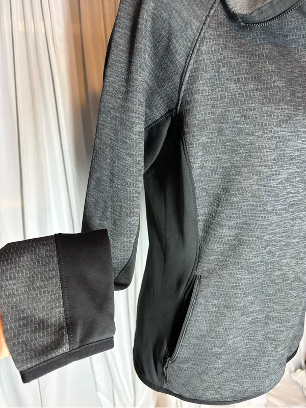 The North Face Women's Charcoal Gray Hooded Zip Jacket Size M - Image 5