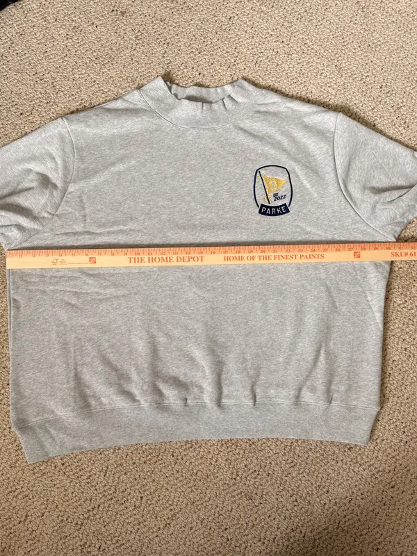 PARKE Limited Edition 3rd Birthday Sweatshirt XXL Gray‎ Oversized Mock Neck - Image 11
