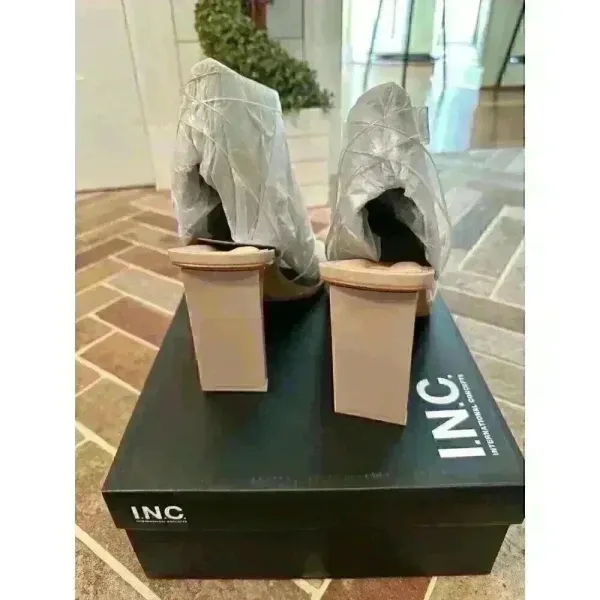 INC Clear‎ Vinyl Heels size 11 NWB - Image 2