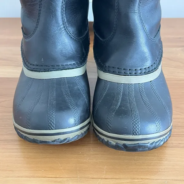 Sorel Slimpack II Lace Tall Waterproof Leather Winter Boots Black NL2557-010 6.5 - Image 6