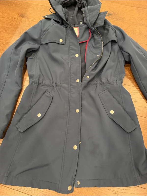 Tommy Hilfiger Jacket Women’s Small Blue Hooded - C27 - Image 4