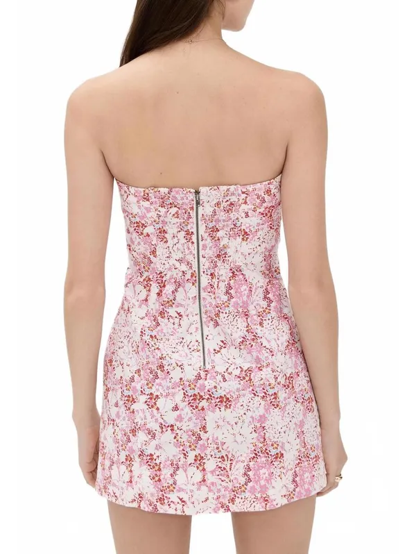 Free People Tomas Mini Dress NWT Pink Confetti Combo XL - Image 2