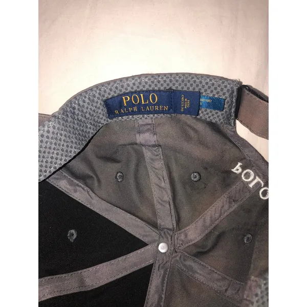 Ralph Lauren Polo Custom Dyed Baseball Cap Bleach Wash Camo Grunge Y2K Unisex - Image 4