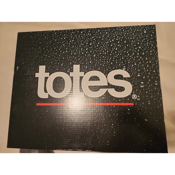 Totes Duck‎ Boots Waterproof Insulated Winter Rain Snow Boots Gray White 6 - Image 4