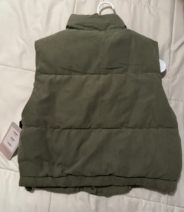 Ci Sono Puffer Jacket Orolay Sherpa Olive S - Image 2
