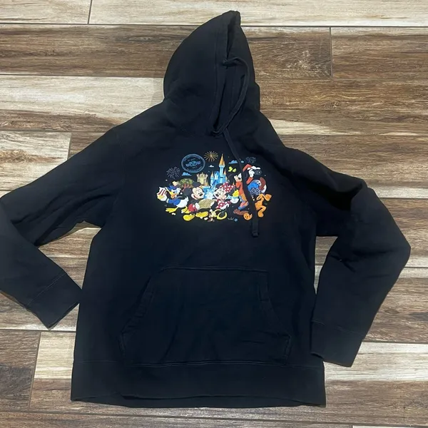Disney Mickey and Friends black pullover hoodie - Image 7