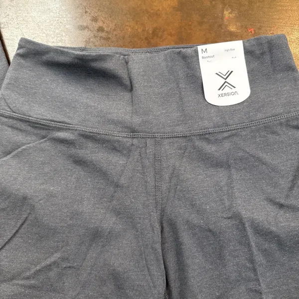 Xersion Women High Rise Bootcut Yoga Pants Charcoal Gray Quick-Dri UPF 50+ NEW - Image 10