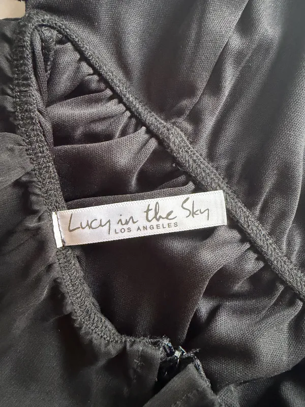 Lucy in the Sky black mini dress - Image 3
