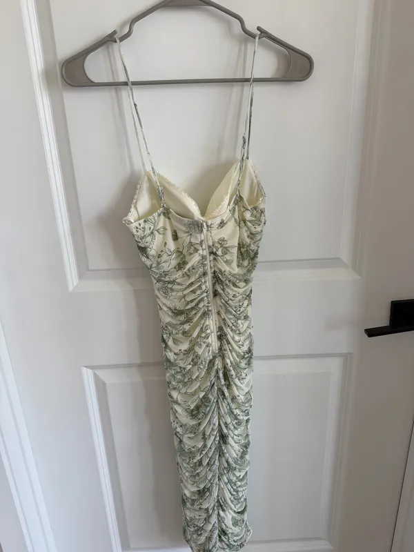 Windsor Floral Ruched Bodycon Dress - Image 4