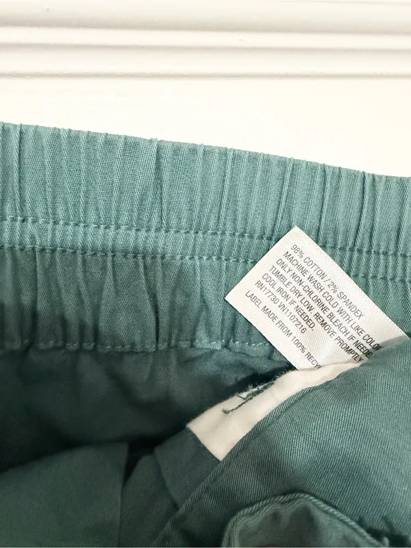 NWT Women’s Forest Green Minimalist Career Office Plus Stretch XXL Ankle Pants - Image 3