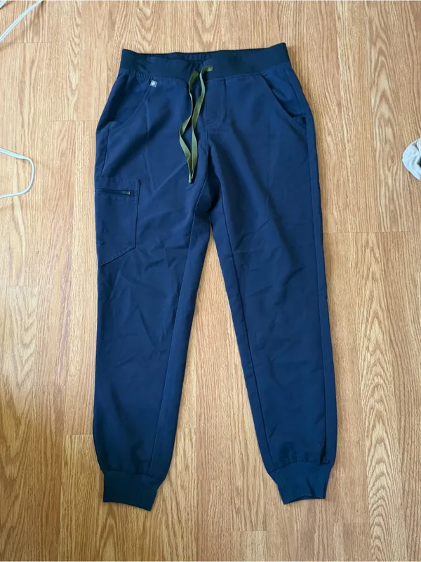 FIGS Limited Edition Women's Quiet Navy Zamora Jogger Scrub Pant - Image 2