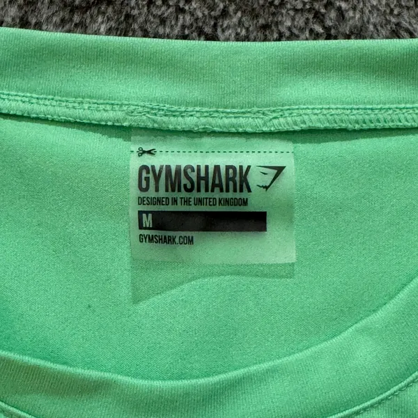 Gymshark Move Cropped Tee Women's Medium Green - Image 4